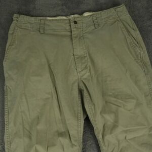 Relwen Flyweight Flex Chino Pant Mens 33x28 Gray/Green Stretch Cotton Hiking
